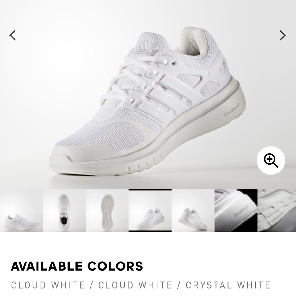 WHITE ENERGY CLOUD V SHOES, size 7